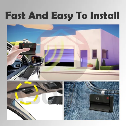 Miniatura 6 de ASONPAO Paquete de 2 unidades para LiftMaster 371LM Chamberlain 950CD para puerta de garaje