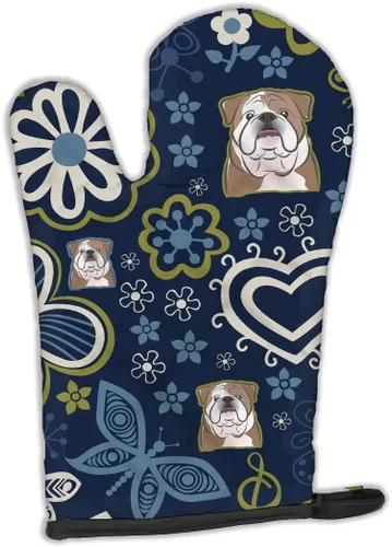 Miniatura 94 de Caroline's Treasures BB4020OVMT Dog House Collection Border Collie - Guante de horno grueso resistente al calor para sartenes calientes y horno