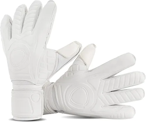 Guantes de portero de fútbol con protección para los dedos para prevenir lesiones, agarre fuerte para enfrentamientos difíciles, guantes de portero