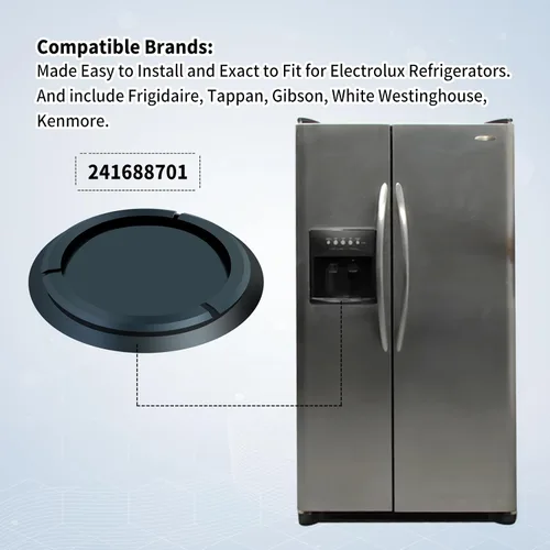 Miniatura 4 de 241688701 Dispensador de refrigerador de hielo Chute Door Seal Flap Parts 1 Unidades, reemplaza 5304421629 7241688701 Compatible con Electrolux