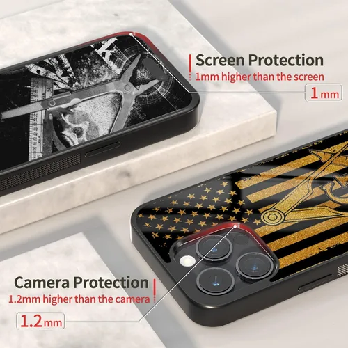 Miniatura 3 de Fundas de teléfono con nombre masónico personalizado, regalo de mampostería gratis para hombres iPhone 6 7 8 11 12 13 14 Pro Max Plus Mini Xr Xs SE