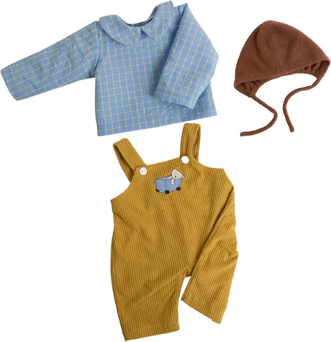 EKOKIZ Ropa de muñecas Reborn para bebé, ropa de bebé niño perfectamente lindos, trajes de muñecas recién nacidas de 17 a 20 pulgadas, accesorios