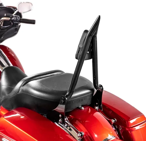 Miniatura 5 de Mofun Respaldo de pasajero de 27 pulgadas de alto, barra gruesa de 1.3 pulgadas compatible con Harley Touring Road King Street Electra Road Glide