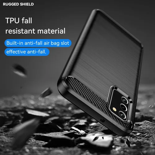 Miniatura 6 de M MAIKEZI Funda para Samsung A03S, Galaxy A03S con protector de pantalla HD, absorción de golpes flexible de TPU parachoques de goma suave