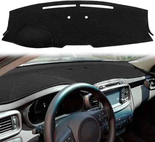 Miniatura 7 de Yiz Tapete para cubierta de tablero compatible con Kia Sorento 2016 2017 2018 2019 2020 con altavoz de tablero con sensores, protector de alfombra