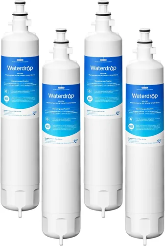 Waterdrop Filtro de agua de repuesto para refrigerador GE® RPWFE®, RPWF (chip integrado), compatible con GFE28GYNFS, GFE28GELDS, PFE28KELDS,