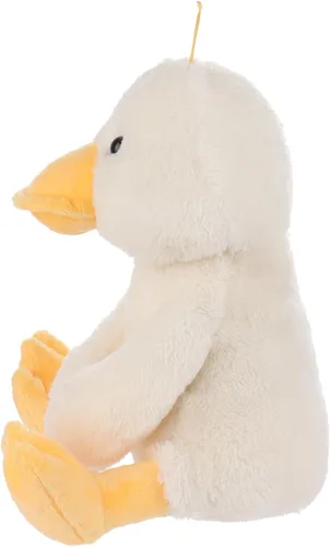 Miniatura 6 de Juguetes de Cordero de Albaricoque de Peluche de Pato de Terciopelo Blanco con Pata Fina, Animal de Peluche Suave y Abrazable Perfecto para Niños