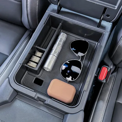 Miniatura 9 de TACORBO - Organizador de consola central compatible con Nissan Sentra 2020 2021 2022 2023 2024 2025, accesorios secundarios, caja de almacenamiento