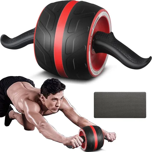 Miniatura 8 de AB Wheel Roller with Resistance Spring, Automatic Rebound Exercise Abdominal Ultra-Wide Wheels Fitness for Gym & Home, Core Work-out