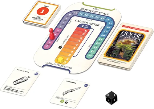 Miniatura 3 de Asmodee Elige tu propia aventura: Juego de mesa Casa del Peligro - Embárcate en un peligroso viaje en esta aventura narrativa cooperativa, Edades
