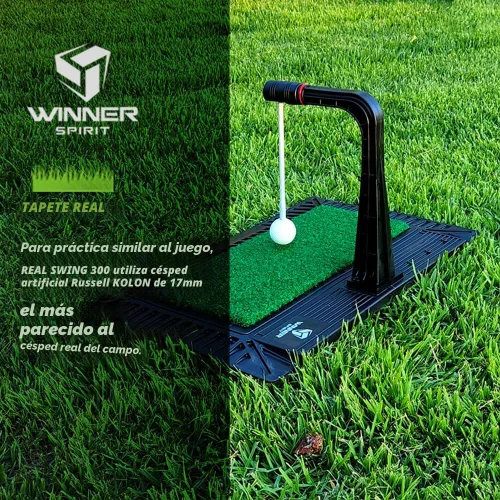 Miniatura 8 de WINNER SPIRIT Real Swing 300 Golf Swing & Hitting Trainer, True Impact, Comprobación de camino después de swing Alfombrilla de práctica