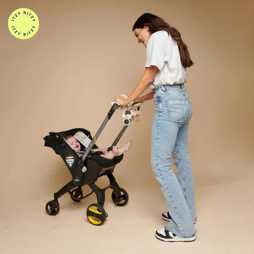 Miniatura 8 de Itzy Ritzy Juguete de actividad en espiral para asiento de automóvil y cochecito – Juguetes para cochecito y asiento de automóvil para edades de 0