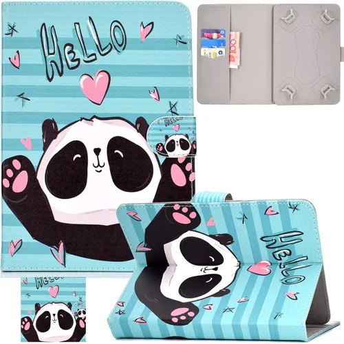 Miniatura 23 de Funda universal para tablet de 9.0 a 10.5 pulgadas, ranuras para tarjetas para iPad 9.7/iPad 10.2/iPad 10.5/Galaxy Tab 3 10.1/Tab 4 10.1/Tab S3 Oso