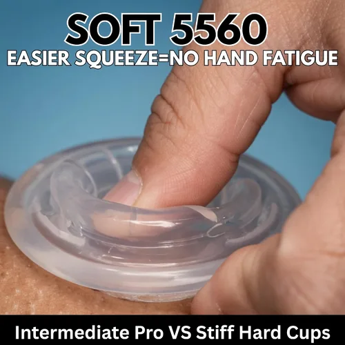 Miniatura 5 de Cupping Warehouse Supreme 6 Intermediate Pro 5560 Juego de ventosas de silicona – Kit de terapia de masaje de 6 tazas para principiantes – Grado