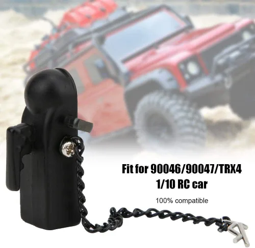 Miniatura 9 de Drfeify Kit de accesorios para remolque de coche de escalada compatible con coches escala 1/10 90046 90047 (negro)