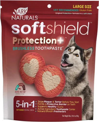 Miniatura 11 de Ark Naturals Protection+ Pasta dental sin cepillo, masticables dentales para perros para razas medianas, evita la placa y el sarro, refresca