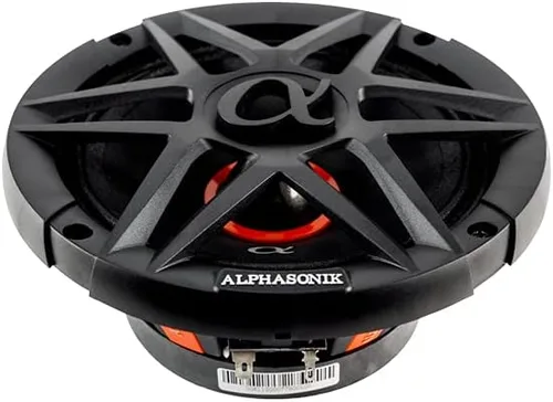 Miniatura 4 de Alphasonik 1 par de altavoces ABM65 de la serie DYNAMIS de 6.5" 600 vatios máx. 150 vatios RMS de rango medio para audio de coche de 4 ohmios