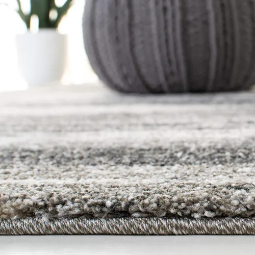 Miniatura 4 de SAFAVIEH Retro Collection - Alfombra decorativa, 2 pies 3 pulgadas x 5 pies, gris oscuro y gris claro, diseño abstracto, no desprende pelusa