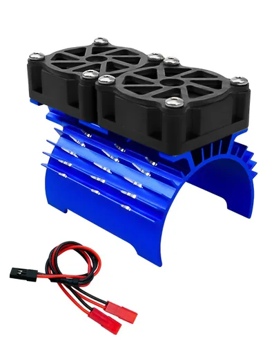 Ventiladores de refrigeración de motor de automóvil a control remoto, gemelos, 1.181 in, 28000 rpm, ventilador de motor con disipador de calor de