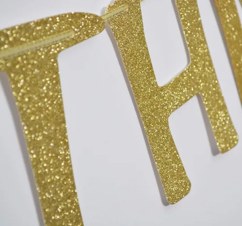 Miniatura 6 de You Got This Banner - Decoración dorada con purpurina para el hogar, oficina, guardería, dormitorio de los niños, sala de juegos, decoración de pared