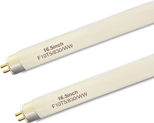 Flyercatch Paquete de 2 bombillas fluorescentes F10T5/830/L de 16 pulgadas de repuesto Jasco blanco cálido 10W 3000K tubos, luz lineal F10T5-WW,