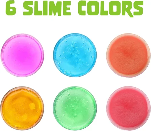 Miniatura 7 de Bombas de burbujas para niños con sorpresa de baba de baño dentro (paquete de 6) - Juguetes sensoriales coloridos para niños y niñas – Espumas