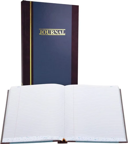 Wilson Jones Libro de registros, 11-3/4" x 7-1/4", a rayas, 500 páginas, 35 líneas, S300 (WS300-5RA)