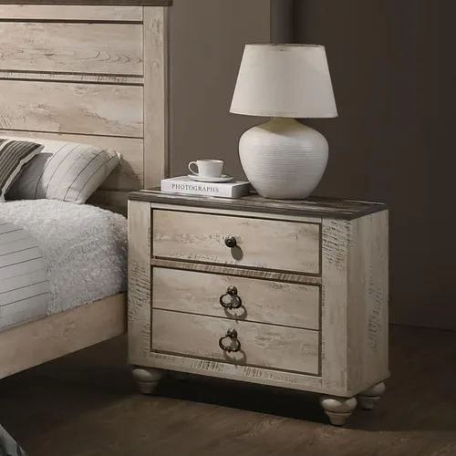 Miniatura 7 de Roundhill Furniture Imerland - Juego de dormitorio (6 piezas)