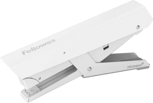 Fellowes LX890 - Engrapadora de alicates de mano, oficina y escritorio, capacidad de 40 hojas, color blanco