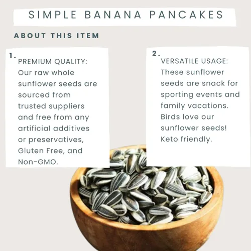 Miniatura 6 de Nuts To You - Semilla de girasol entera cruda de 4 libras en cáscara Vitaminas y minerales esenciales Bocadillo saludable de superalimentos