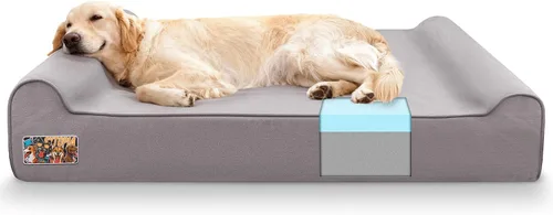 Miniatura 12 de Sytopia XXL 35D Cama de espuma viscoelástica para perros, sofá ortopédico extra grande de 7 pulgadas de grosor para perros mayores de 100 libras