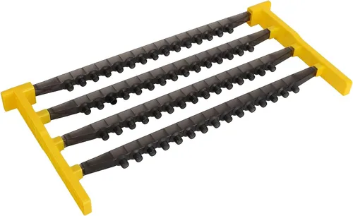 Miniatura 8 de 60 piezas de copas de célula de cría de reina, herramientas de apicultura de plástico, herramienta de cultivo de células con 2 lados y 4 barras