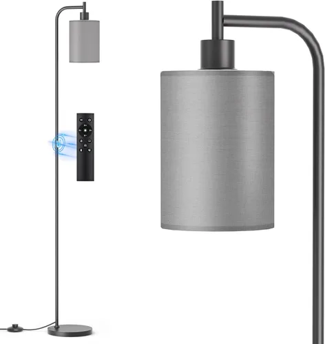 Miniatura 10 de SIBRILLE Lámpara de pie con pantalla de lino, lámpara de pie alta regulable con control remoto y 3 temperaturas de color, lámparas de pie modernas