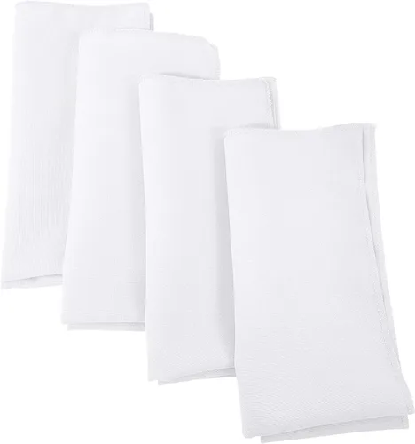 Miniatura 28 de LA Linen Paquete de 10 servilletas de popelina de poli, servilletas de tela suave, servilletas lavables y reutilizables, servilletas de mesa