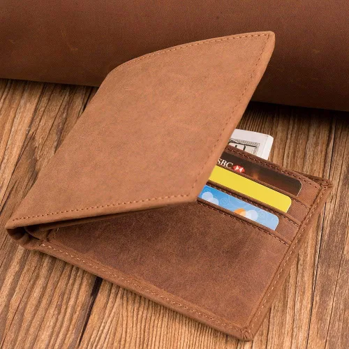 Miniatura 4 de K KENON Cartera para mamá hijo Cartera de cuero grabada para hombre, el regalo perfecto personalizado para hijo de mamá y papá