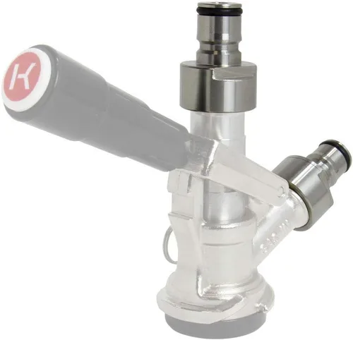 Miniatura 2 de Kegco Adaptadores de Acoplador, Ball Lock, Acero Inoxidable