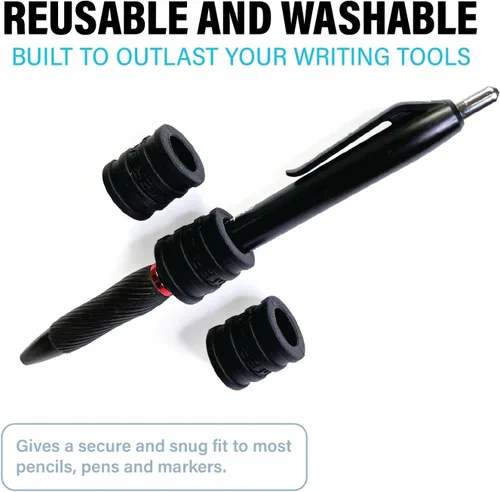 Miniatura 4 de Stick-O Pen Soporte magnético para lápices, capacidad para la mayoría de bolígrafos, lápices y marcadores finos. Ideal para refrigeradores, tableros