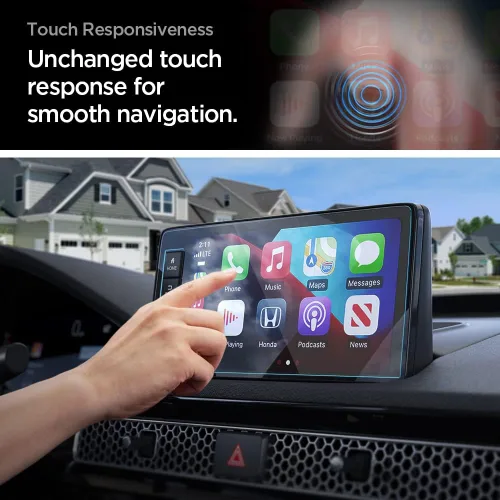 Miniatura 6 de Spigen Protector de pantalla de vidrio templado [GlasTR Slim] diseñado para Honda Civic (2026-2022), Honda CR-V (2026-2023), Honda HR-V (2026-2022)