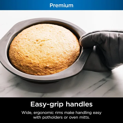 Miniatura 4 de Ninja B30309 Foodi NeverStick Premium - Molde redondo para tartas (9 pulgadas), antiadherente, apto para horno hasta 500⁰F, apto para lavavajillas