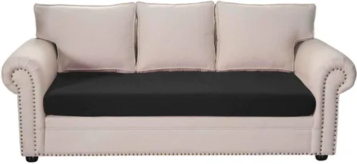 Miniatura 36 de MBROS Funda de cojín elástica para sofá de 2 cojines, protector de muebles de 1 pieza, funda de cojín para sofá, funda de cojín, color negro