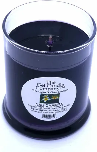 Miniatura 2 de Zen Like Aroma of Nag Champa - Aceite mineral perfumado a base de hasta 120 horas de 8 onzas, tarro decorativo que se quema limpio e incluso por The