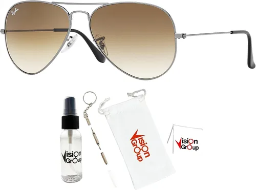 Miniatura 2 de Ray-Ban RB3025 - Gafas de sol de aviador de metal paquete de accesorios Vision Group