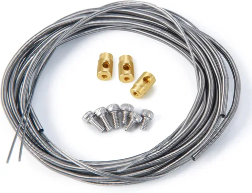Miniatura 3 de RC-Hub Cables de bloqueo diferencial de metal Línea y columna de plomo de latón para 1/14 Tamiya Remolque Tractor Truck RC