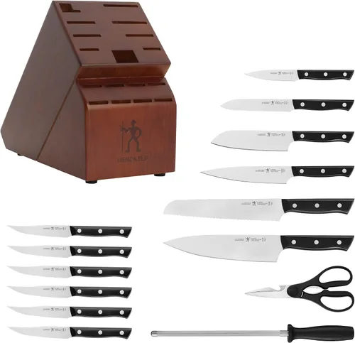 Miniatura 11 de HENCKELS Dynamic Razor-Sharp - Juego de cuchillos de 12 piezas, cuchillo de chef, cuchillo de pan, cuchillo de carne, diseño alemán informado por