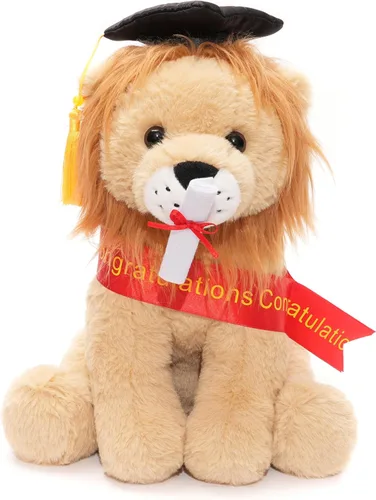 Miniatura 14 de WEIGEDU Oso de peluche de regalo de graduación con gorra, banda y diploma, regalo de graduación para niños, estudiantes, niños y niñas, 12 pulgadas