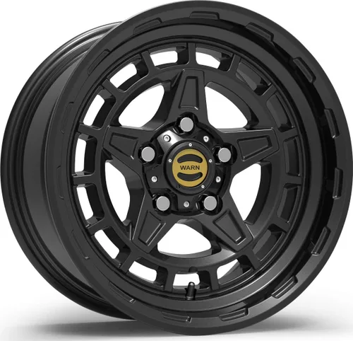 Miniatura 3 de WARN 106683 Tapa central estilo buje, se adapta a: Jeep Wrangler JL, JK y Gladiator JT - Negro