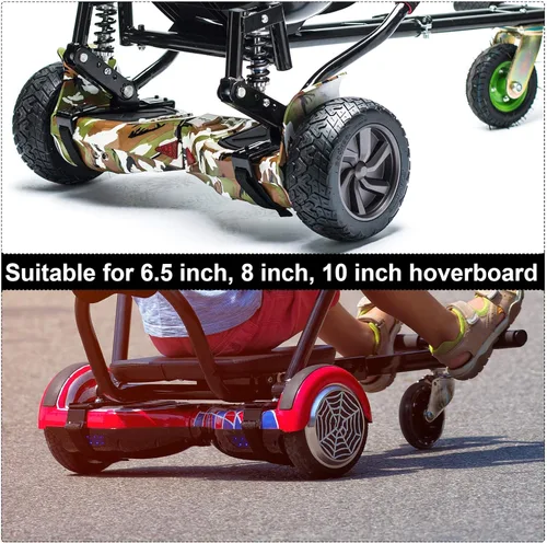 Miniatura 3 de Aodaer Paquete de 8 correas ajustables de fijación de asiento Hoverkart y kit de fijación para scooters de equilibrio Rickety