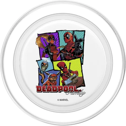 Miniatura 2 de Marvel Deadpool - Retrato familiar apilado PopSockets MagSafe PopGrip para iPhone