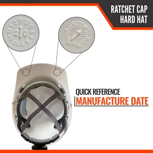 Miniatura 4 de Casco Malta Dynamics – Casco de construcción y seguridad estilo gorra para hombres y mujeres, sistema de suspensión de 4 puntos, conforme a OSHA