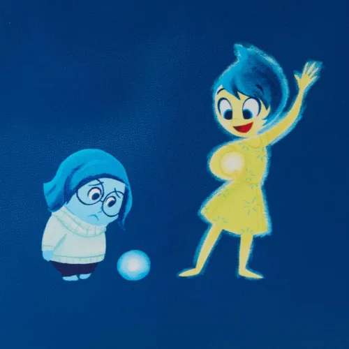 Miniatura 6 de Loungefly Pixar Moments Inside Out - Bolsa de hombro con doble correa y panel de control, Multi colorido, Mini